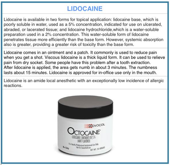 Lidocaine